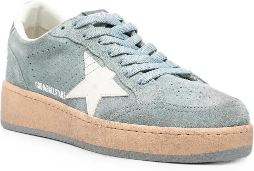 Golden Goose Ballstar 2 sneakers met veters Blauw - Foto 2