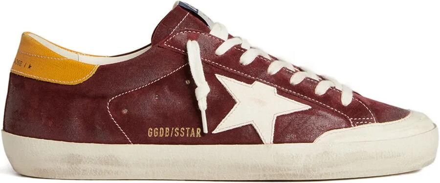 Golden Goose Ballstar leren sneakers Rood