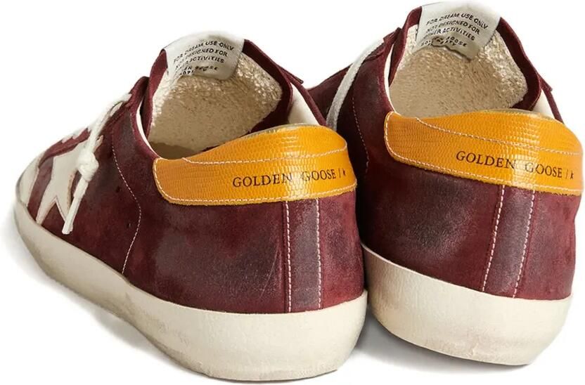 Golden Goose Ballstar leren sneakers Rood - Foto 3