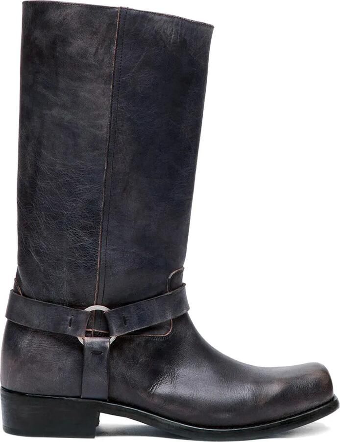 Golden Goose Biker boots met gespbandje Zwart