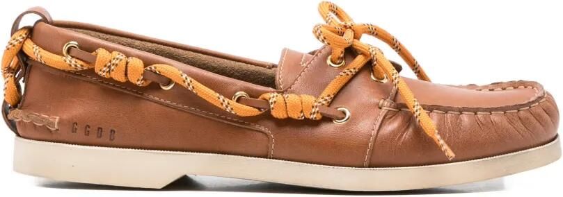 Golden Goose Cruise loafers van tabakskleurig leer Bruin