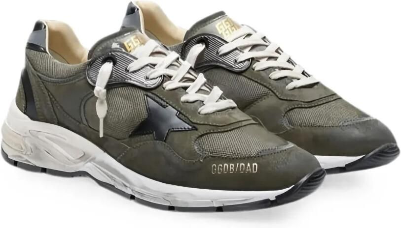 Golden Goose Dad sneakers met sterpatch Groen