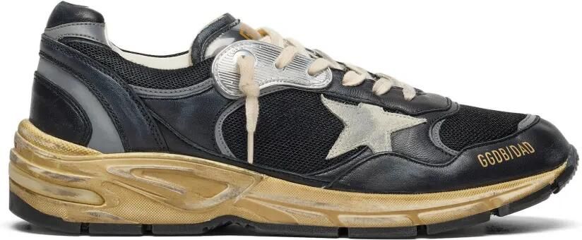 Golden Goose Dad-Star mesh en nappa sneakers met sterdetail Zwart