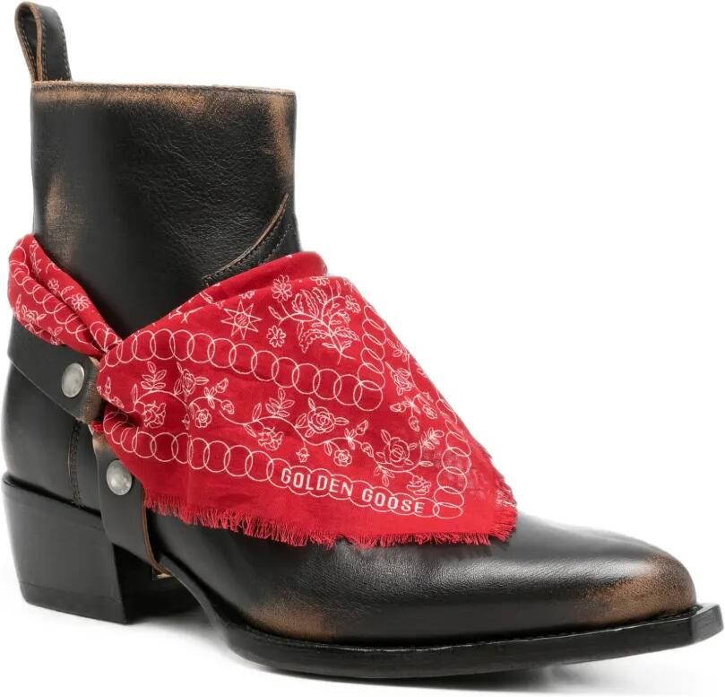 Golden Goose Debby laarzen met puntige neus Zwart - Foto 3