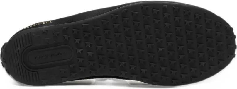 Golden Goose Étoile ballet flats in black satin with black embroidered star and elastic strap Zwart - Foto 5