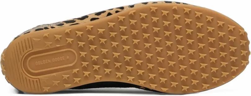 Golden Goose Étoile ballet flats in leopard-print pony skin with black embroidered star and elastic strap ballet flats Beige - Foto 5