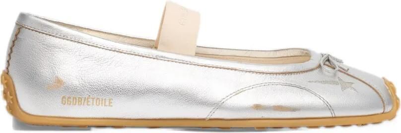 Golden Goose Étoile embroidered leather sneakers Zilver