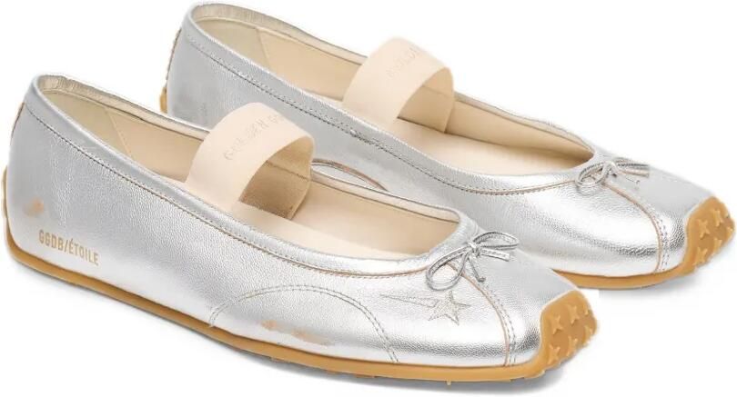 Golden Goose Étoile embroidered leather sneakers Zilver - Foto 4