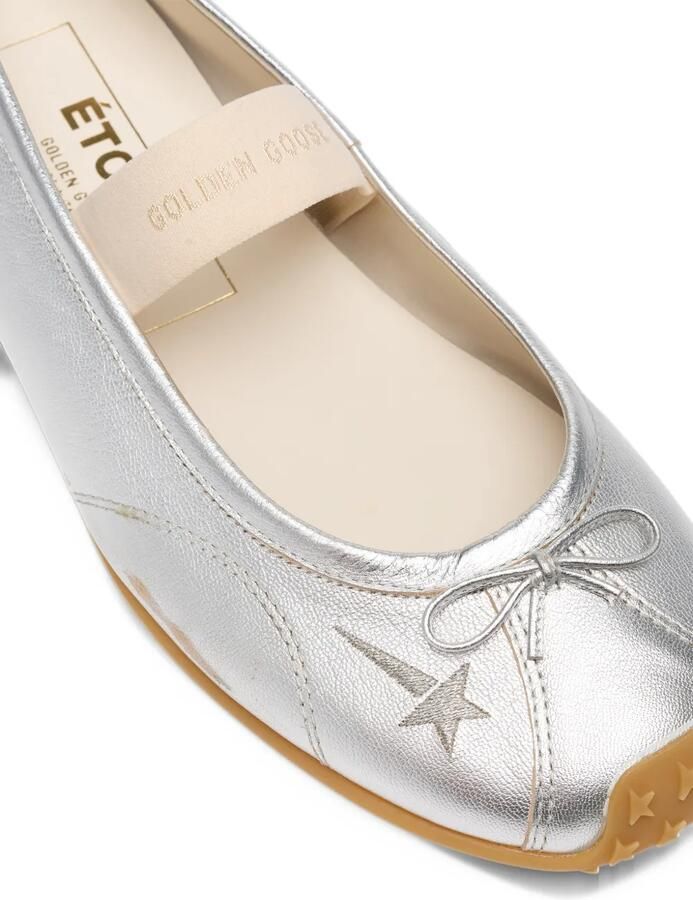 Golden Goose Étoile embroidered leather sneakers Zilver - Foto 3
