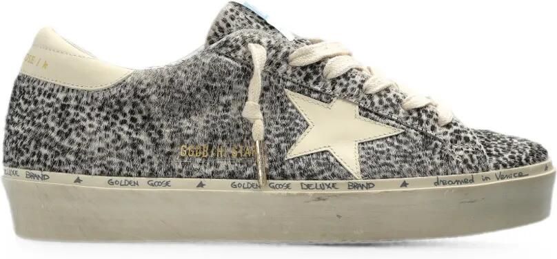 Golden Goose Hi Star sneakers met luipaard-print Grijs