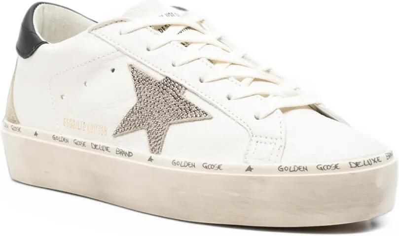 Golden Goose Hi Star suède sneakers Wit