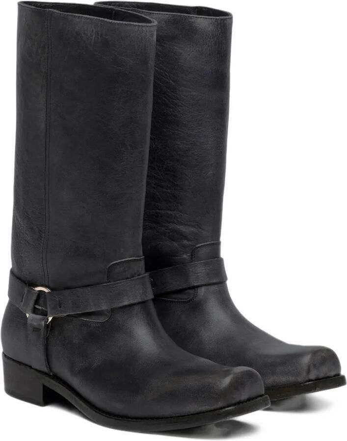 Golden Goose distressed harness boots Zwart