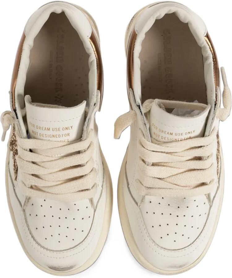 Golden Goose Kids Ball Star glitter-embellished sneakers Wit - Foto 2