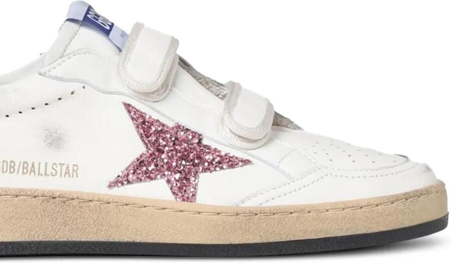 Golden Goose Kids Ball Star glitter-patch sneakers Wit - Foto 2