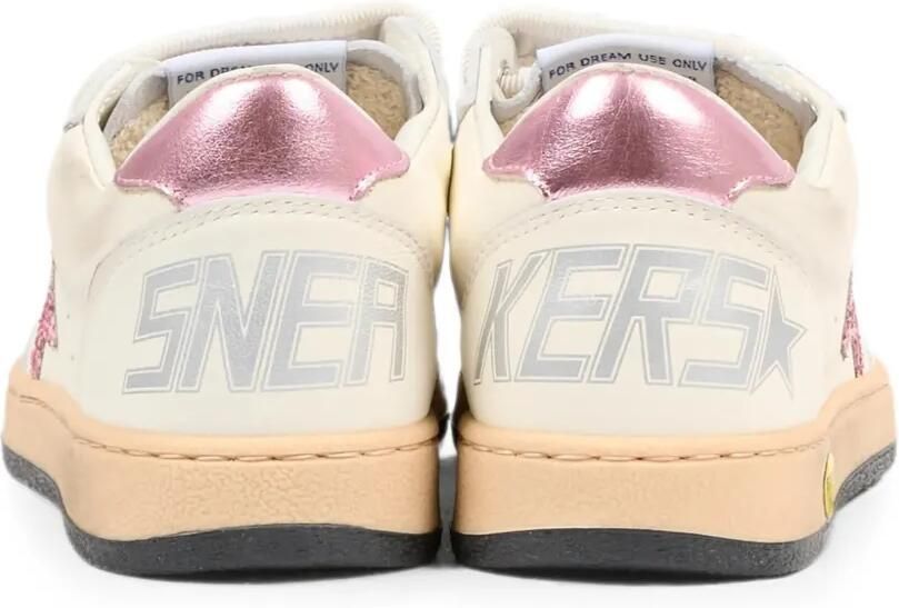 Golden Goose Kids Ball Star leren sneakers Beige - Foto 3