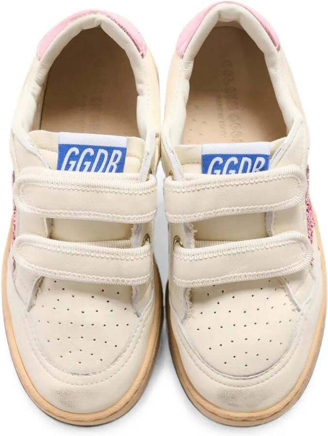 Golden Goose Kids Ball Star leren sneakers Beige - Foto 2