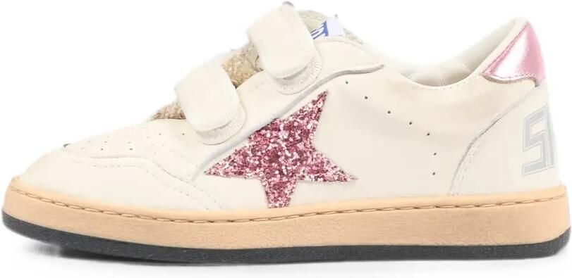 Golden Goose Kids Ball Star leren sneakers Beige - Foto 4