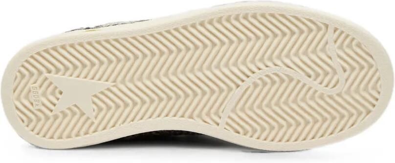 Golden Goose Kids Ball Star leren sneakers met ster Beige