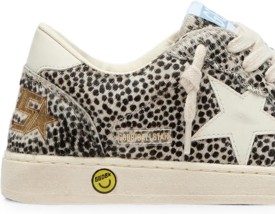 Golden Goose Kids Ball Star leren sneakers met ster Beige - Foto 3