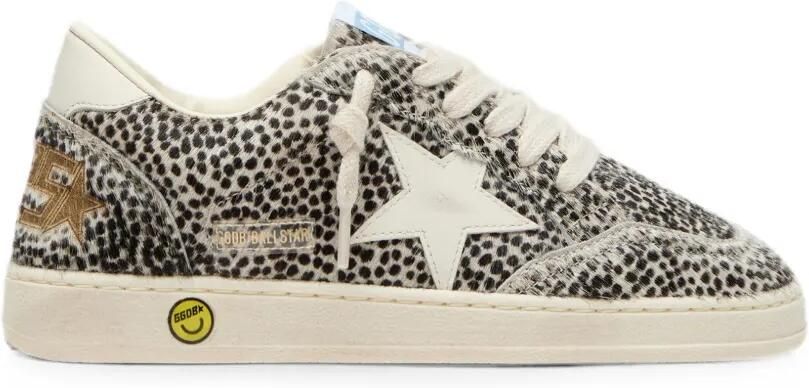 Golden Goose Kids Ball Star leren sneakers met ster Beige - Foto 5