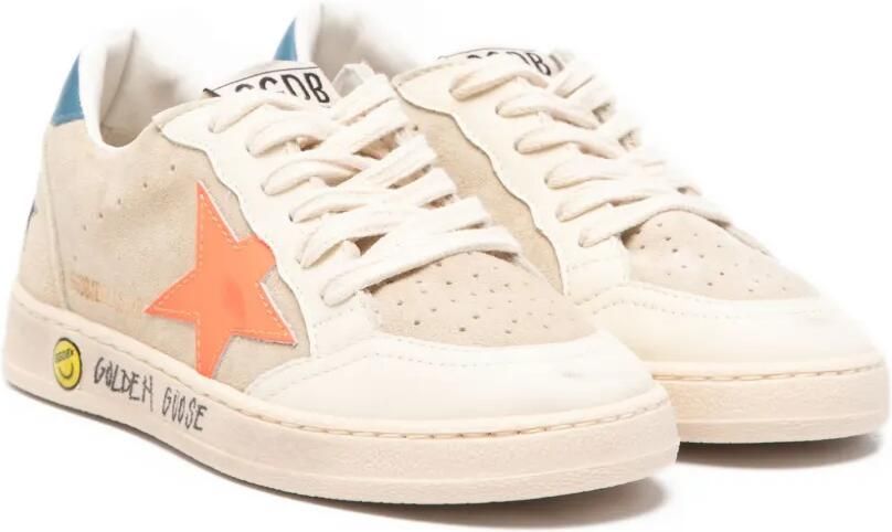 Golden Goose Kids Ball Star New sneakers Beige