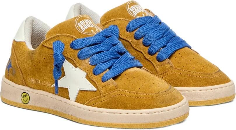 Golden Goose Kids Ball Star sneakers Geel