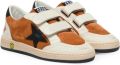 Golden Goose Kids Ball Stop sneakers met klittenband Bruin - Bruin