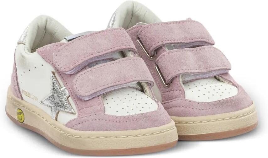 Golden Goose Kids Ball Stop sneakers met klittenband Roze - Foto 3