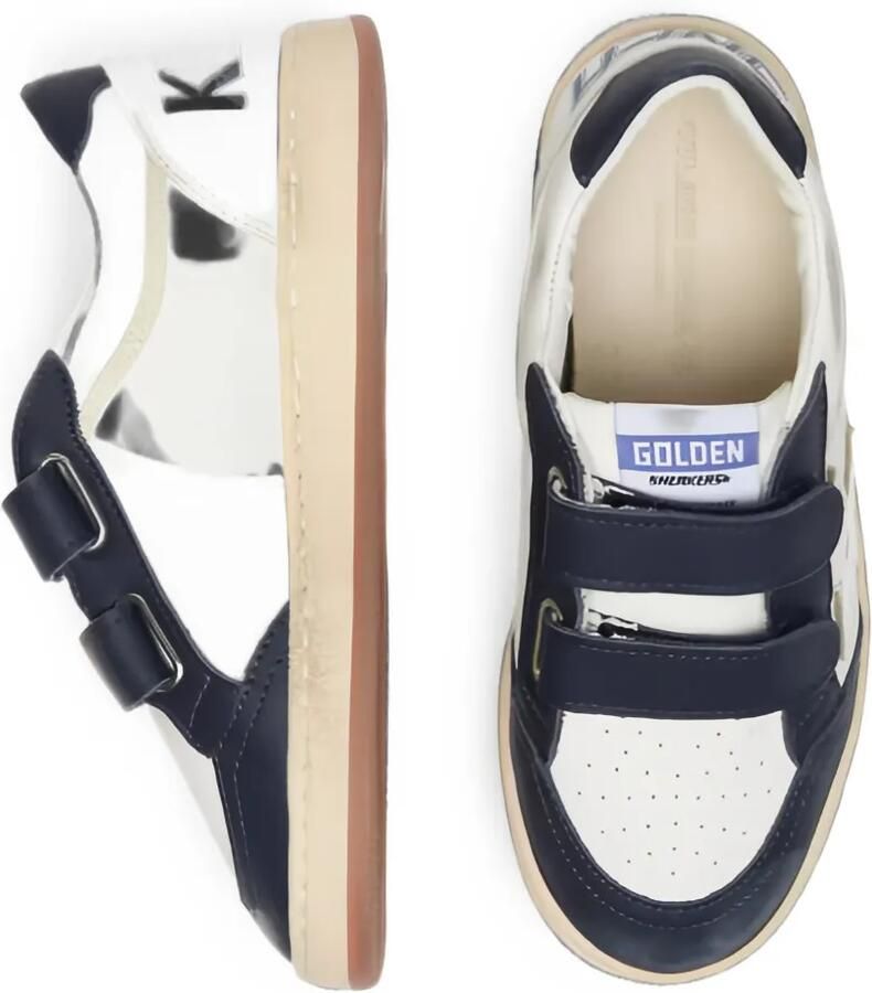 Golden Goose Kids Ball Stop sneakers met klittenband Wit - Foto 2