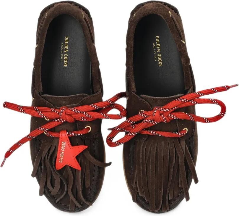 Golden Goose Kids Cruise loafers met franje Bruin - Foto 2