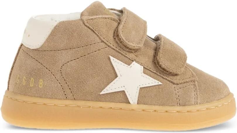 Golden Goose Kids June Ballstar sneakers met ster-patch Beige