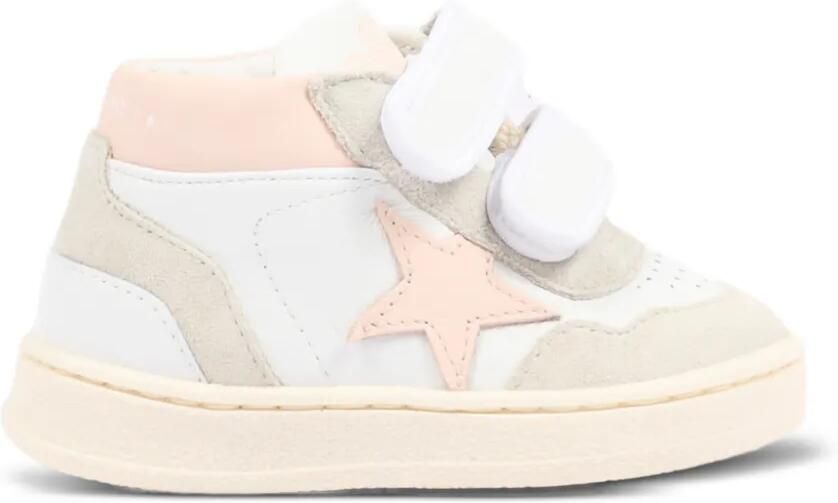 Golden Goose Kids June Basket sneakers met klittenband Wit