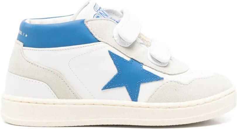 Golden Goose Kids June sneakers met klittenband en ster-patch Beige