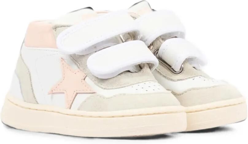 Golden Goose Kids June sneakers met vlakken en sterpatch Wit