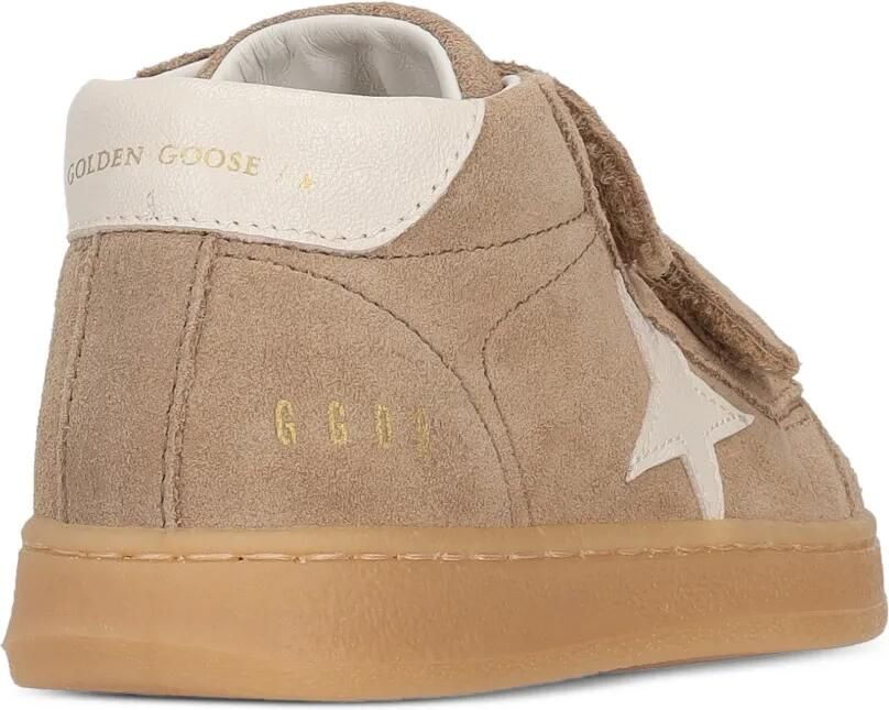 Golden Goose Kids June suède sneakers met klittenband Beige - Foto 3