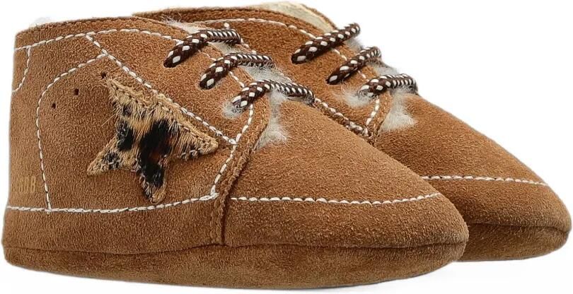 Golden Goose Kids leopard-print star pre-walkers Bruin