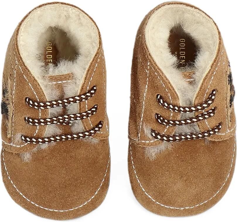 Golden Goose Kids leopard-print star pre-walkers Bruin - Foto 2