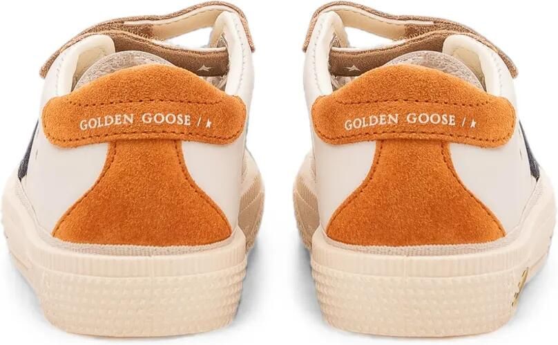 Golden Goose Kids May School leren sneakers Wit - Foto 3