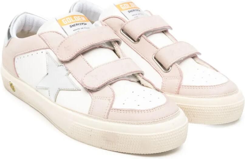 Golden Goose Kids May School sneakers Roze