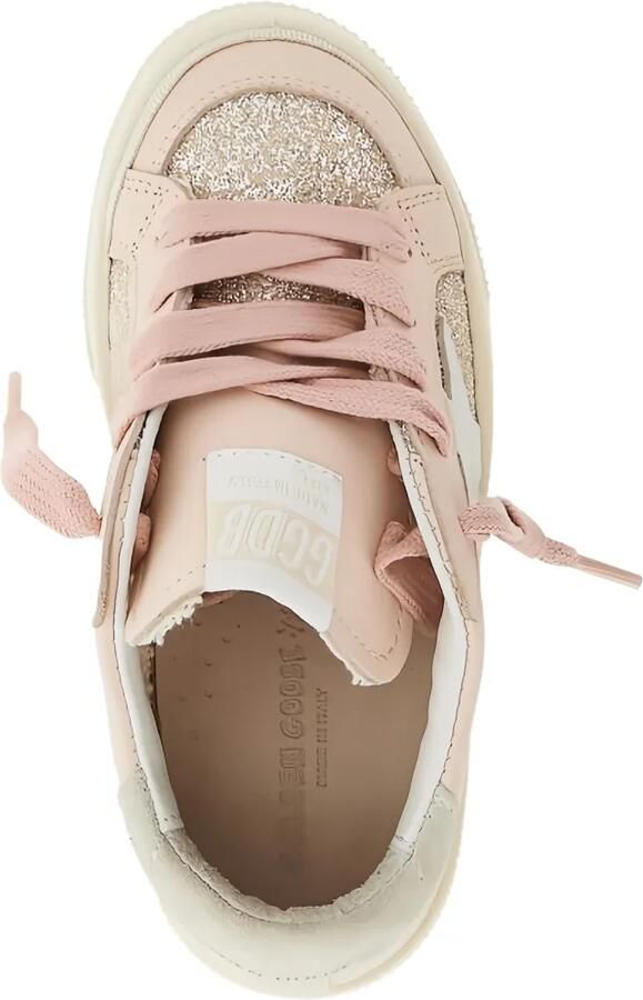 Golden Goose Kids May sneakers met glitters Beige - Foto 2
