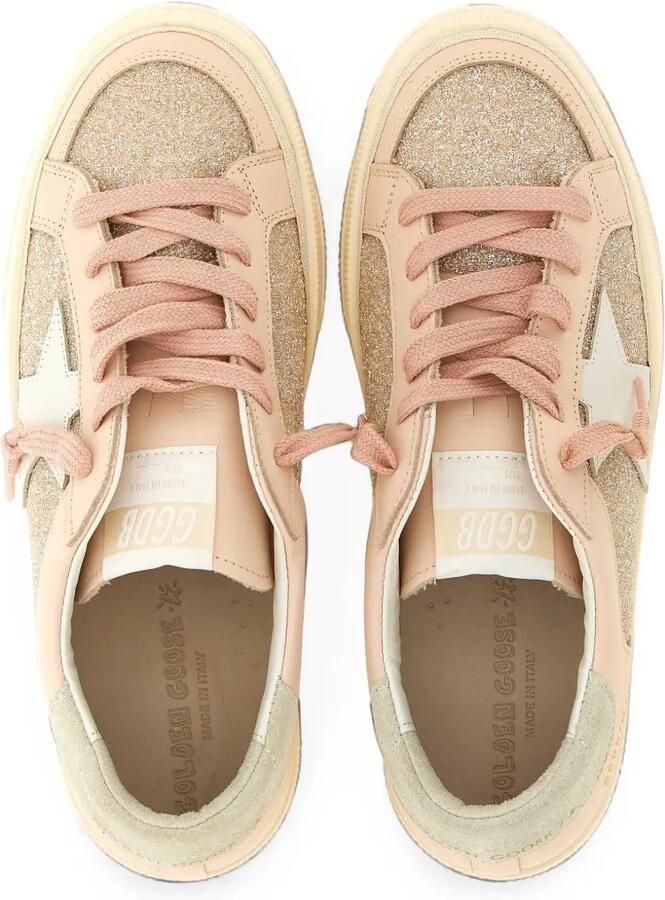 Golden Goose Kids May sneakers met glittervlak Roze - Foto 2