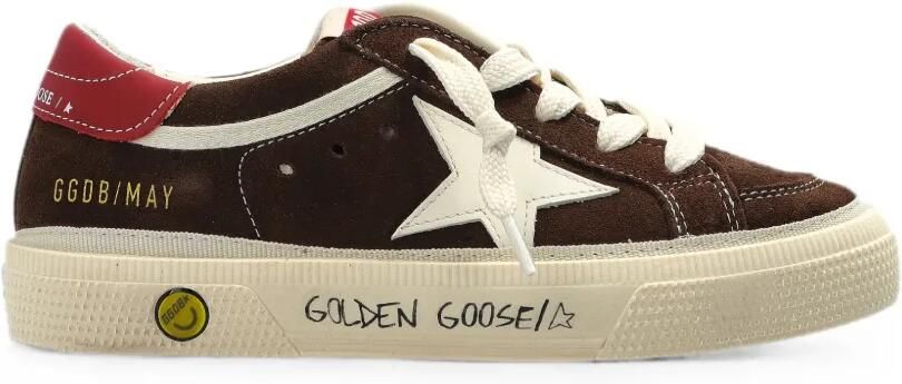 Golden Goose Kids May sneakers met sterpatch Bruin - Foto 3