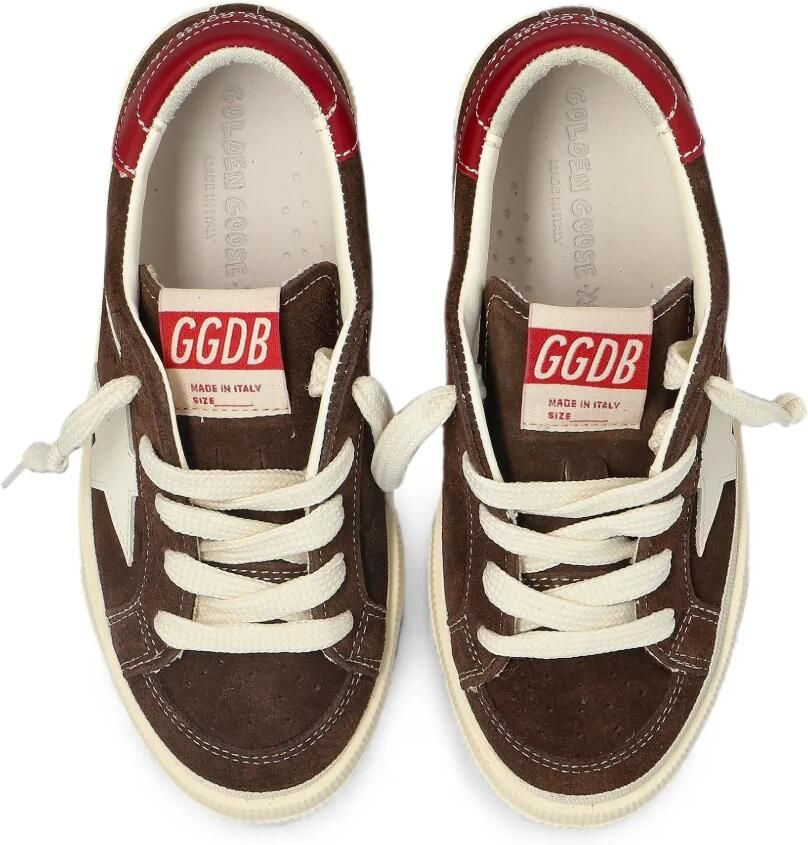 Golden Goose Kids May sneakers met sterpatch Bruin - Foto 2