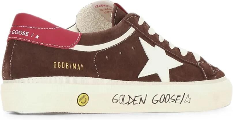 Golden Goose Kids May sneakers met sterpatch Bruin - Foto 3