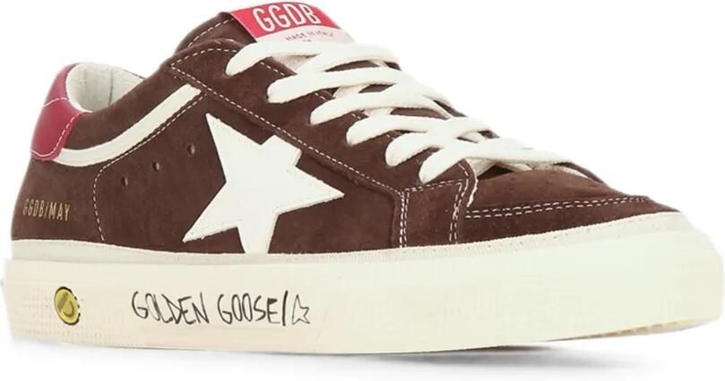 Golden Goose Kids May sneakers met sterpatch Bruin - Foto 2