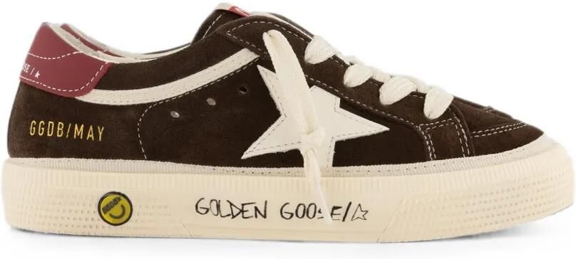 Golden Goose Kids May sneakers met sterpatch Bruin - Foto 2