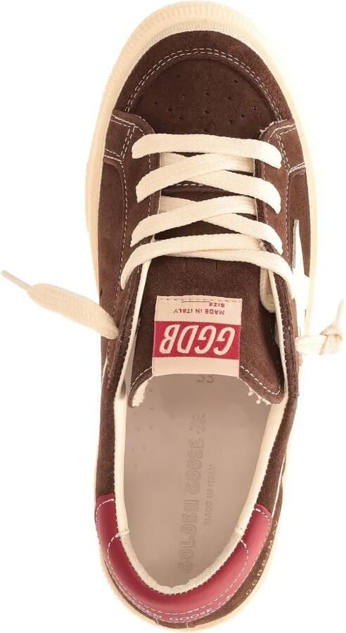 Golden Goose Kids May sneakers met sterpatch Bruin - Foto 2