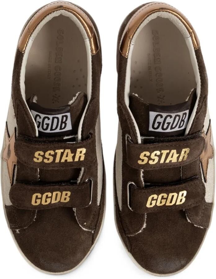 Golden Goose Kids Old School leather sneakers Bruin - Foto 2
