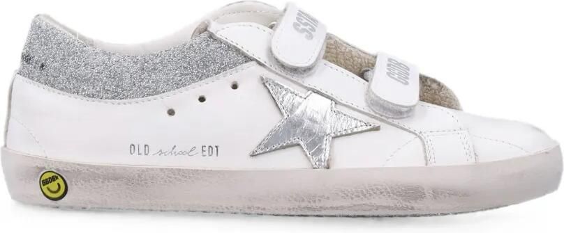 Golden Goose Kids Old School sneakers met glitter Wit - Foto 1