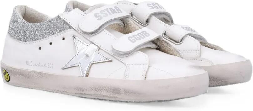 Golden Goose Kids Old School sneakers met glitter Wit - Foto 3